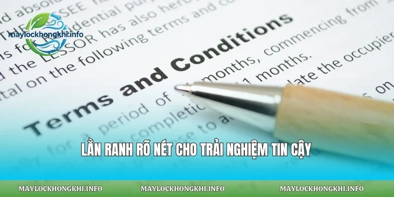 Lằn ranh rõ nét cho trải nghiệm tin cậy