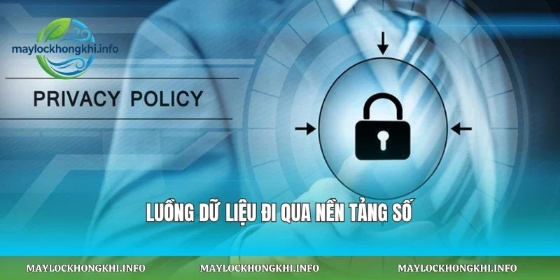Luồng dữ liệu đi qua nền tảng số